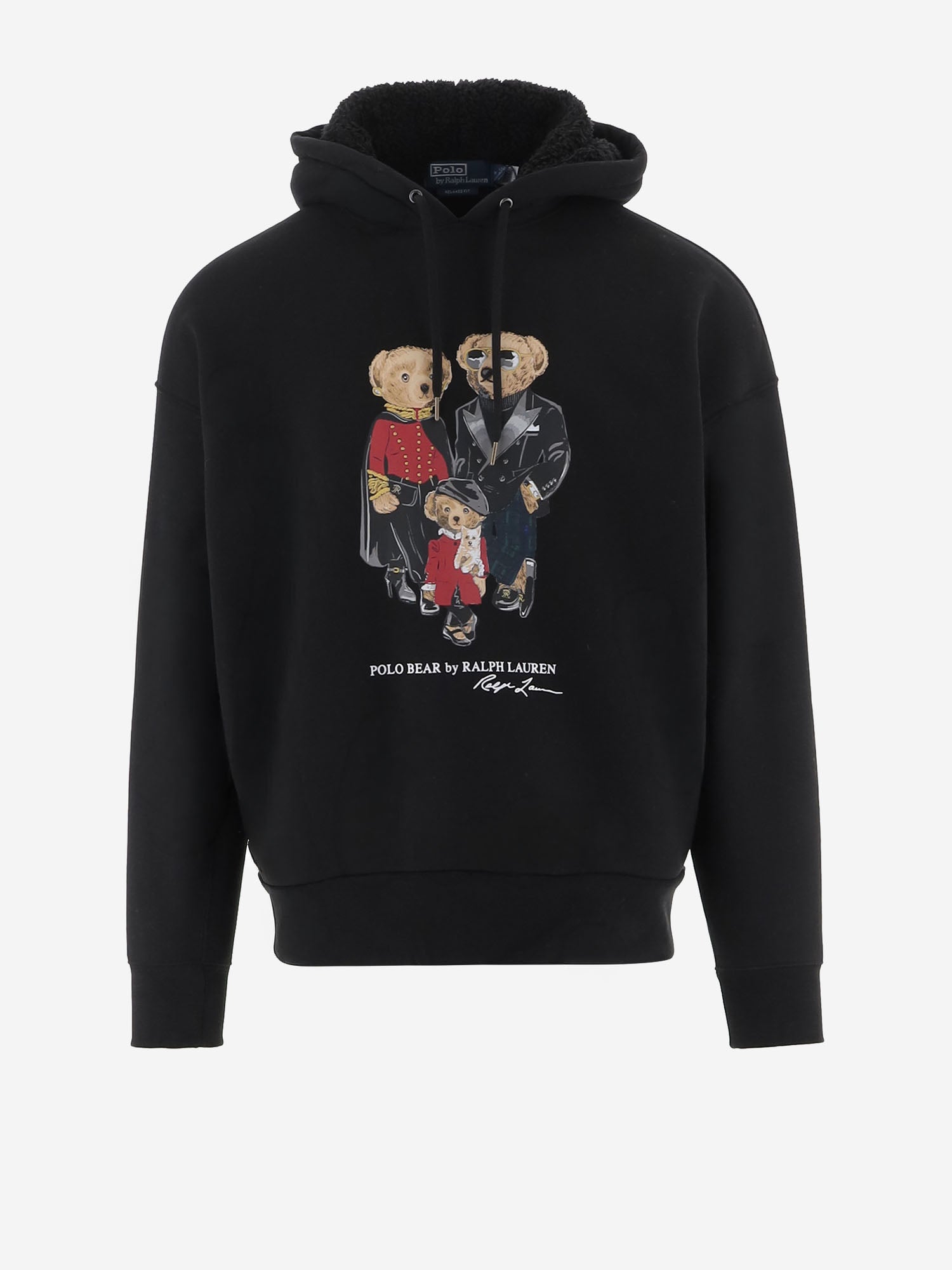 FELPA IN MISTO COTONE CON STAMPA POLO BEAR 710B28739 001 POLO RALPH LAUREN 
