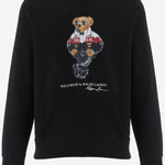FELPA IN COTONE CON STAMPA POLO BEAR 710B28740 001 POLO RALPH LAUREN 