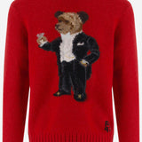 MAGLIONE IN LANA CON POLO BEAR 710B28797 001 POLO RALPH LAUREN 