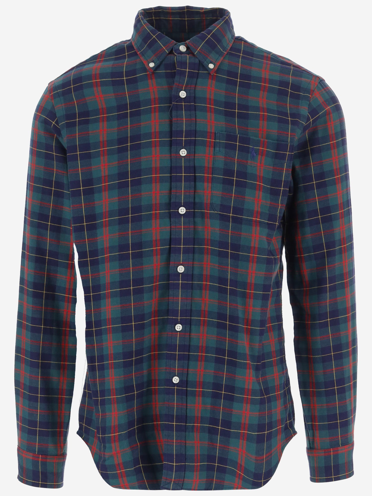 CAMICIA IN COTONE CON MOTIVO CHECK 710B30160 001 POLO RALPH LAUREN 