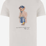 T-SHIRT IN COTONE CON STAMPA POLO BEAR 710B30192 001 POLO RALPH LAUREN 