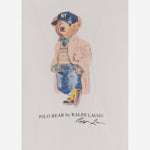 T-SHIRT IN COTONE CON STAMPA POLO BEAR 710B30192 001 POLO RALPH LAUREN 
