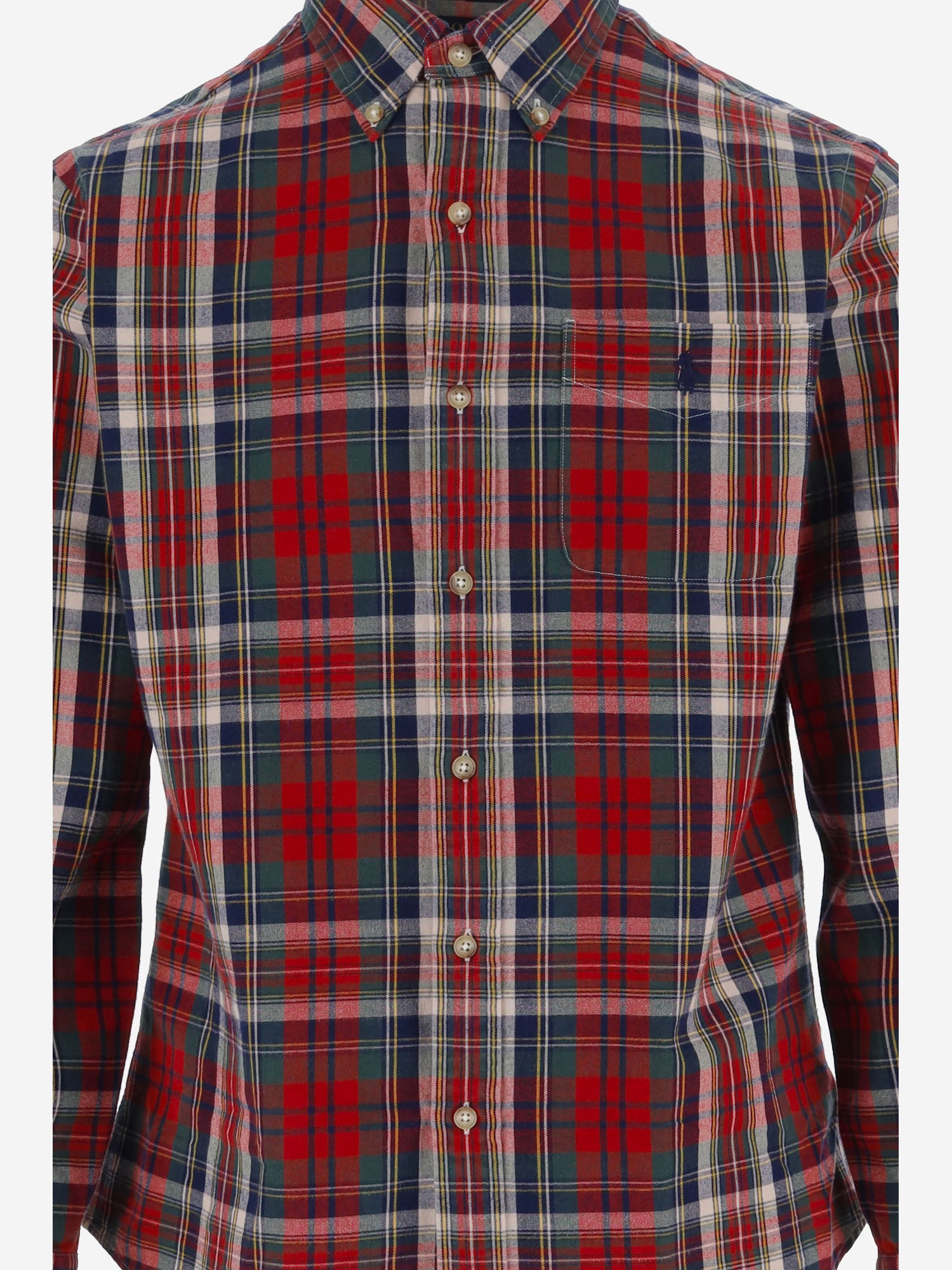 Camicia a quadri in cotone 710B30242 001 POLO RALPH LAUREN 