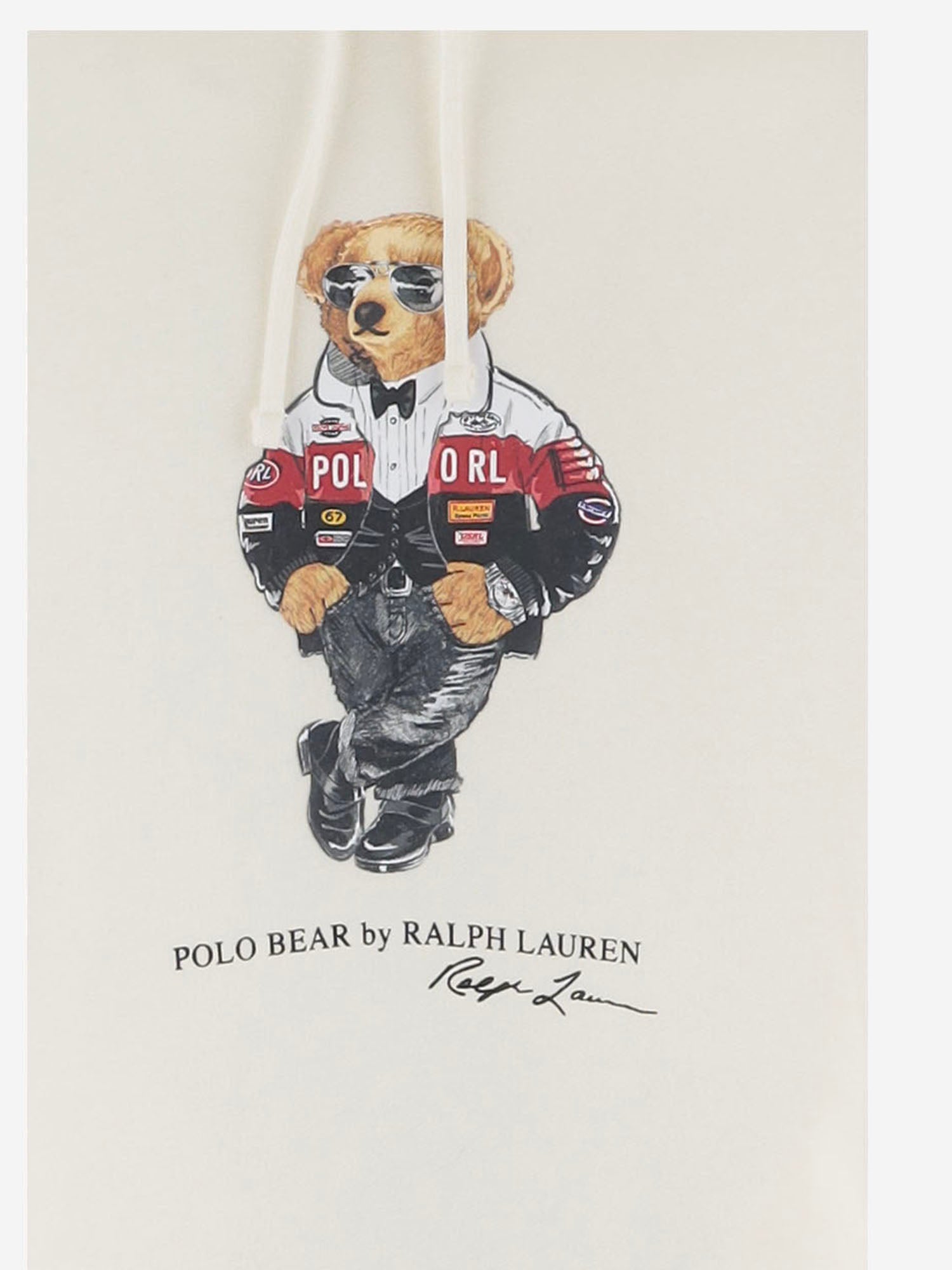 FELPA IN MISTO COTONE CON STAMPA POLO BEAR 710B30954 001 POLO RALPH LAUREN 