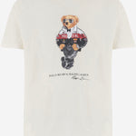 T-SHIRT IN COTONE CON STAMPA POLO BEAR 710B34590 002 POLO RALPH LAUREN 