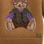 MAGLIONE IN COTONE CON MOTIVO POLO BEAR RICAMATO 310B26527 001 POLO RALPH LAUREN KIDS 