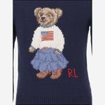 MAGLIA IN COTONE CON MOTIVO POLO BEAR 312702268 001 POLO RALPH LAUREN KIDS 
