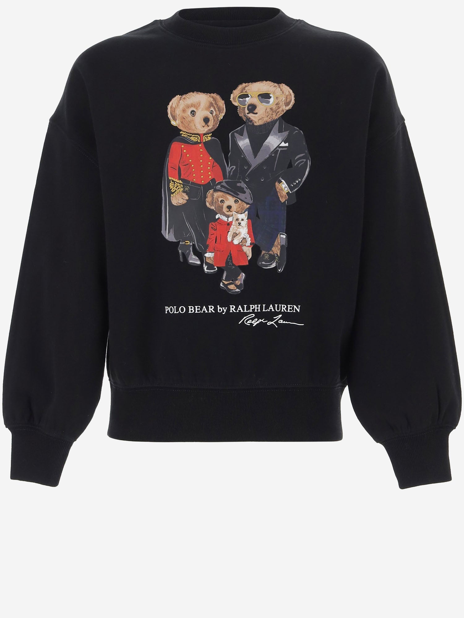 FELPA IN MISTO COTONE CON STAMPA POLO BEAR 312B31542 001 POLO RALPH LAUREN KIDS 