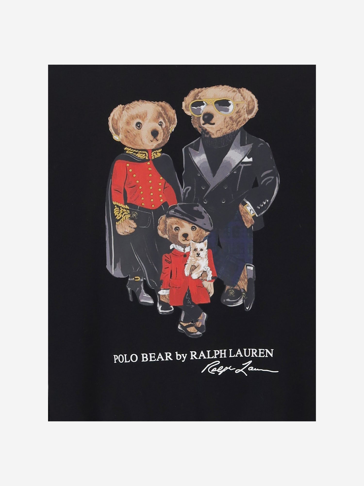 FELPA IN MISTO COTONE CON STAMPA POLO BEAR 312B31542 001 POLO RALPH LAUREN KIDS 