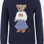 MAGLIA IN COTONE CON MOTIVO POLO BEAR 313702268 001 POLO RALPH LAUREN KIDS 