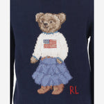 MAGLIA IN COTONE CON MOTIVO POLO BEAR 313702268 001 POLO RALPH LAUREN KIDS 