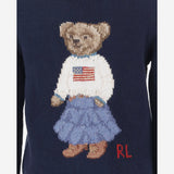 MAGLIA IN COTONE CON MOTIVO POLO BEAR 313702268 001 POLO RALPH LAUREN KIDS 