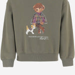 FELPA IN COTONE CON STAMPA POLO BEAR 313B26298 001 POLO RALPH LAUREN KIDS 