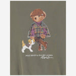 FELPA IN COTONE CON STAMPA POLO BEAR 313B26298 001 POLO RALPH LAUREN KIDS 