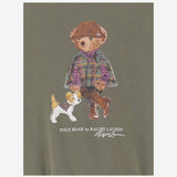 FELPA IN COTONE CON STAMPA POLO BEAR 313B26298 001 POLO RALPH LAUREN KIDS 