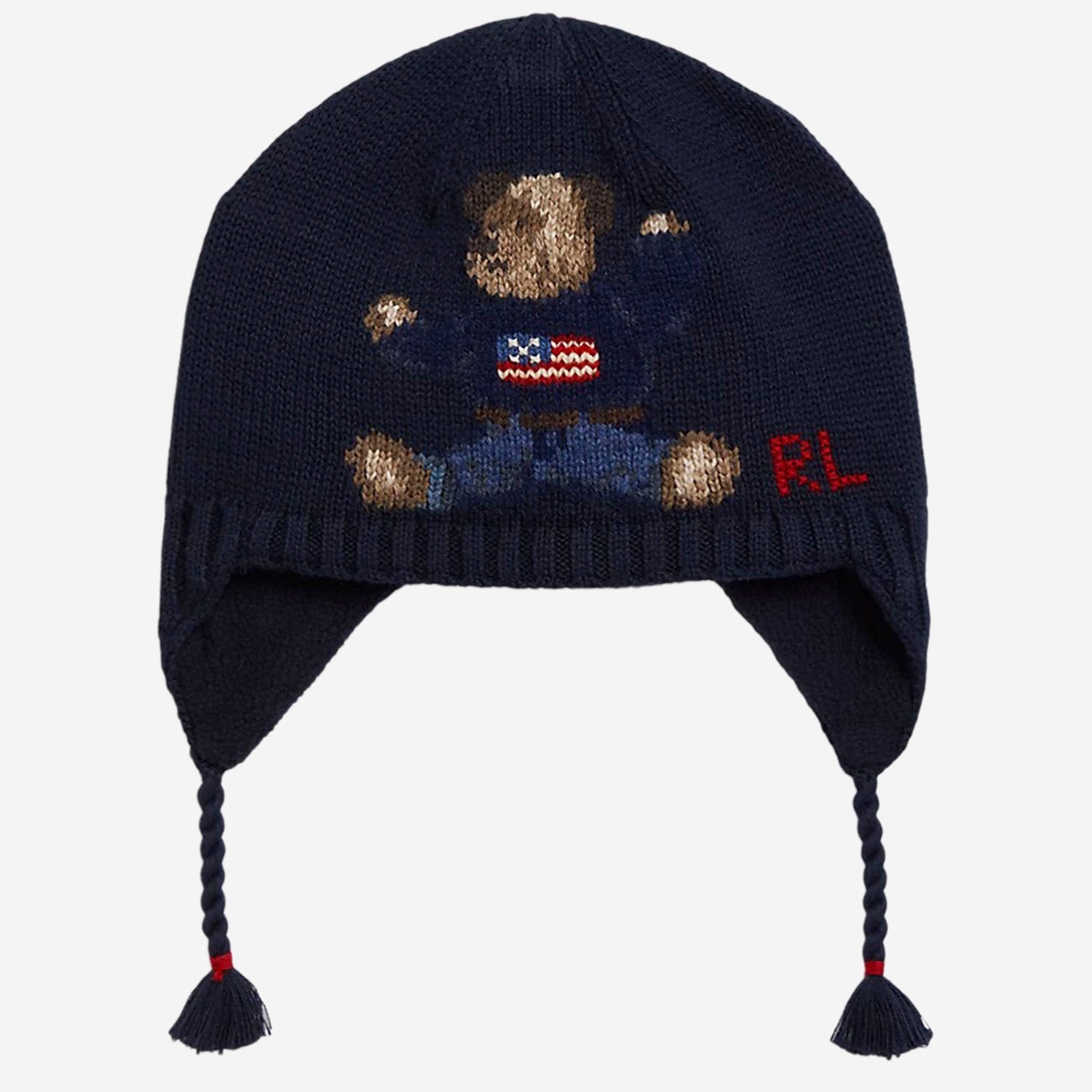 BERRETTO CON PARAORECCHIE IN LANA 320980661 001 POLO RALPH LAUREN KIDS 