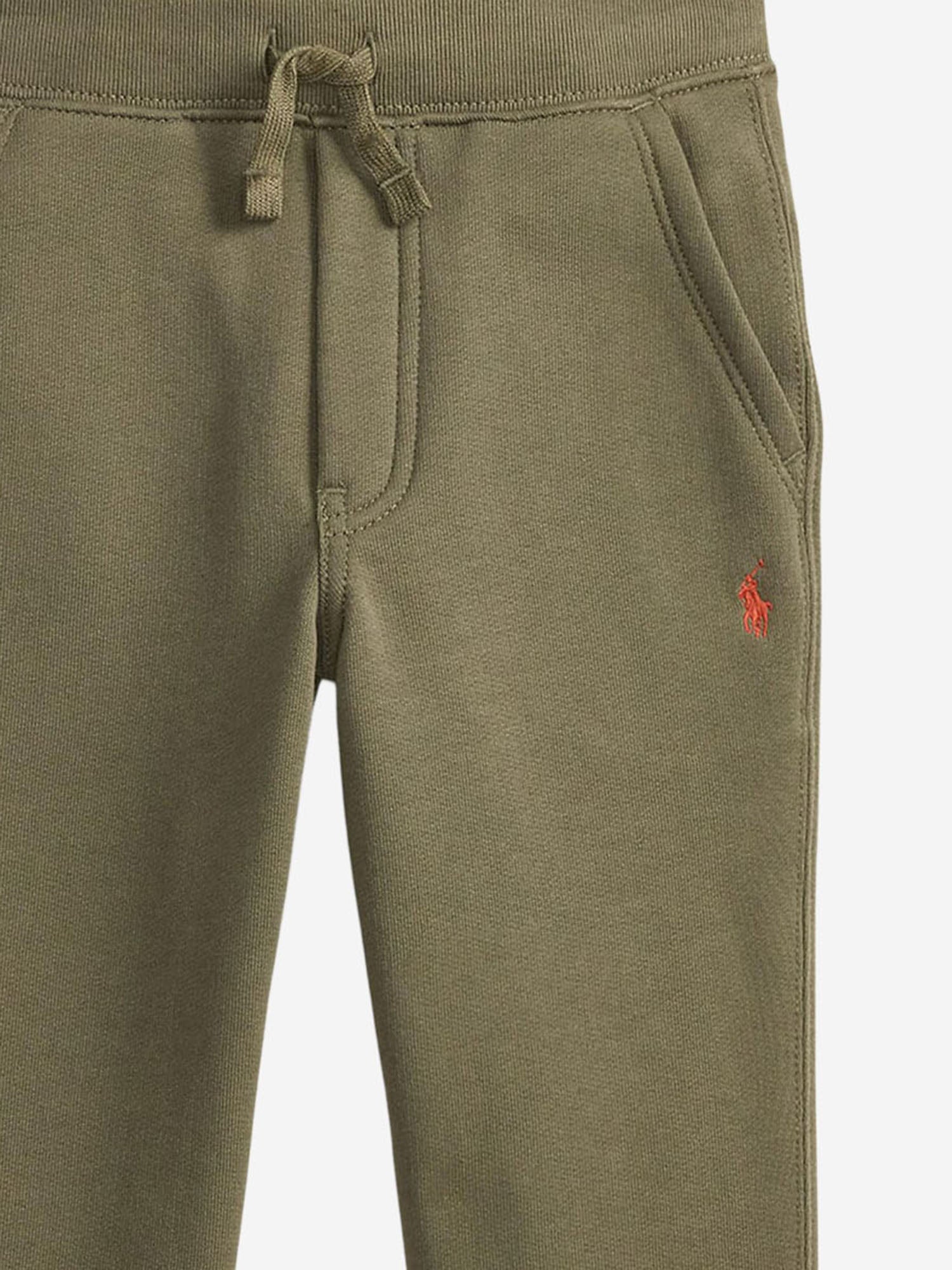 PANTALONI IN MISTO COTONE CON LOGO 322799362 508 POLO RALPH LAUREN KIDS 