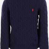 MAGLIA A TRECCE IN LANA 322877728 001 POLO RALPH LAUREN KIDS 