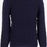 MAGLIA A TRECCE IN LANA 322877728 001 POLO RALPH LAUREN KIDS 