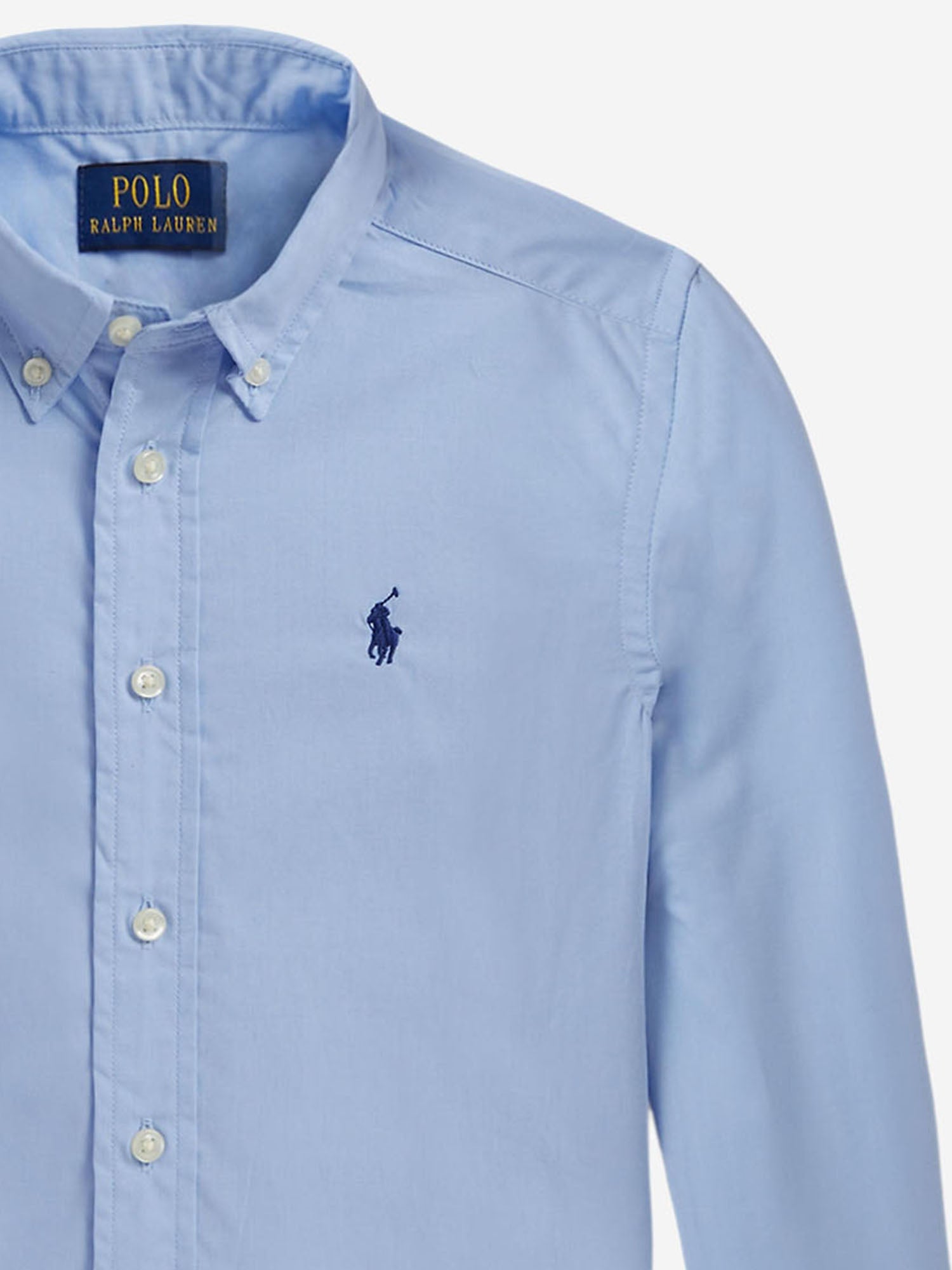 CAMICIA IN COTONE 322952199 500 POLO RALPH LAUREN KIDS 