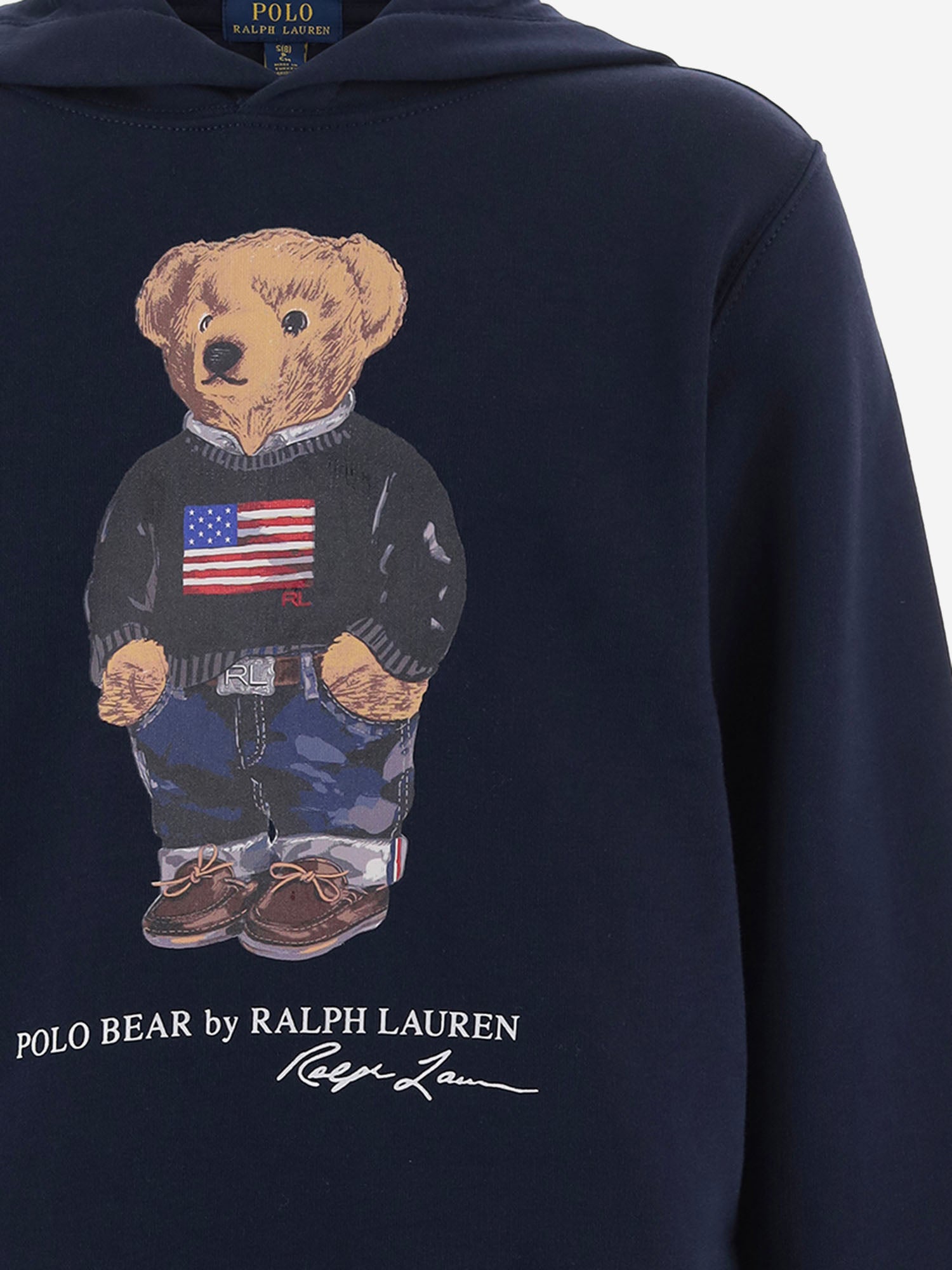 FELPA IN MISTO COTONE CON POLO BEAR 322A10529 001 POLO RALPH LAUREN KIDS 