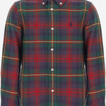 CAMICIA IN COTONE CON MOTIVO A QUADRI 322B24638 001 POLO RALPH LAUREN KIDS 