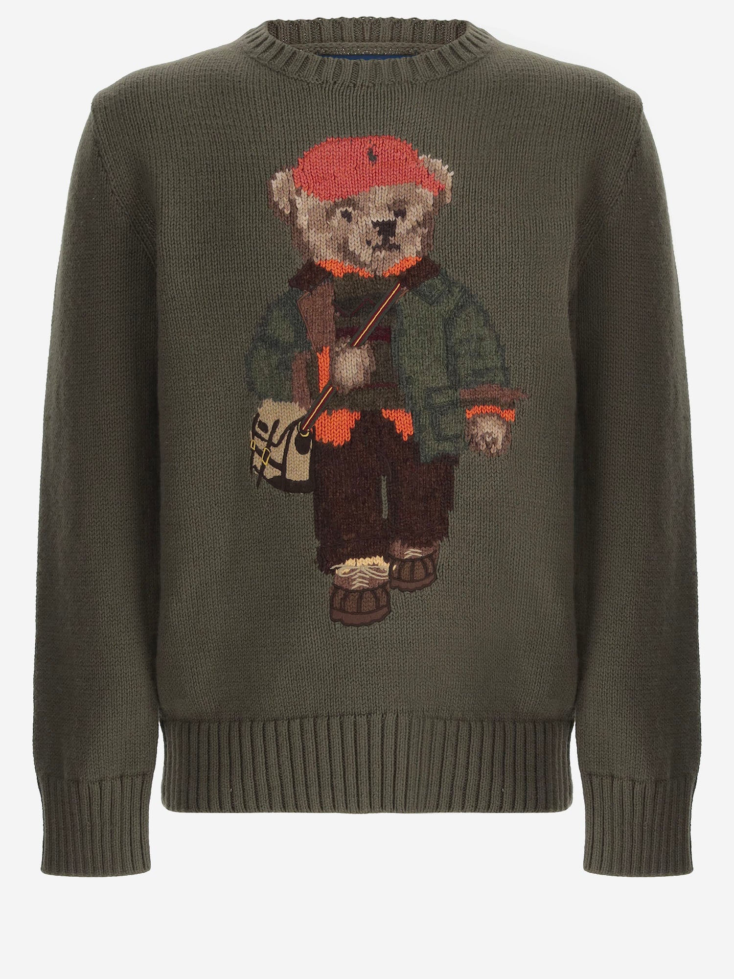 MAGLIONE IN COTONE CON POLO BEAR 322B26124 001 POLO RALPH LAUREN KIDS 