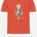 T-SHIRT IN COTONE CON POLO BEAR 322B27298 001 POLO RALPH LAUREN KIDS 