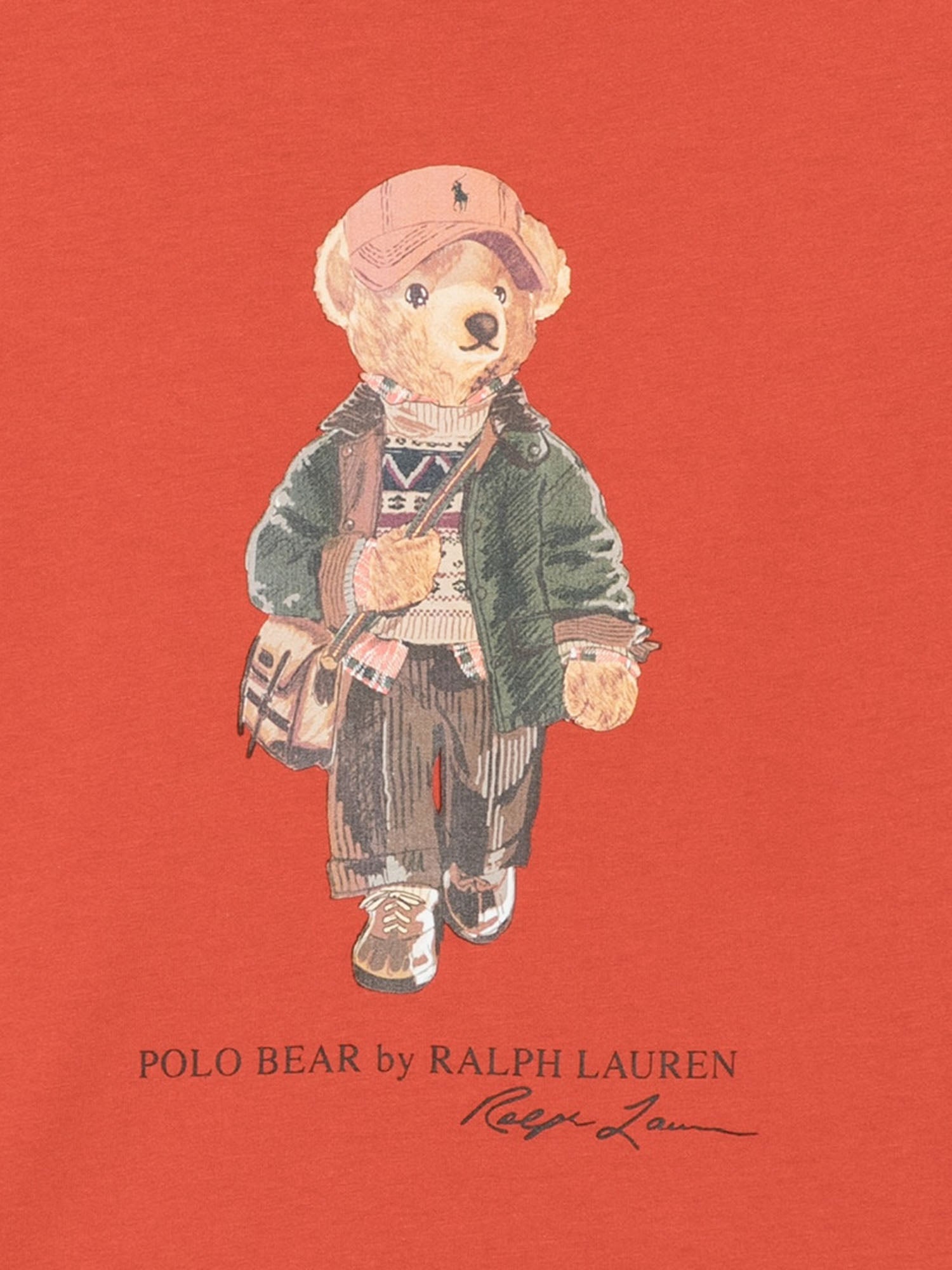 T-SHIRT IN COTONE CON POLO BEAR 322B27298 001 POLO RALPH LAUREN KIDS 