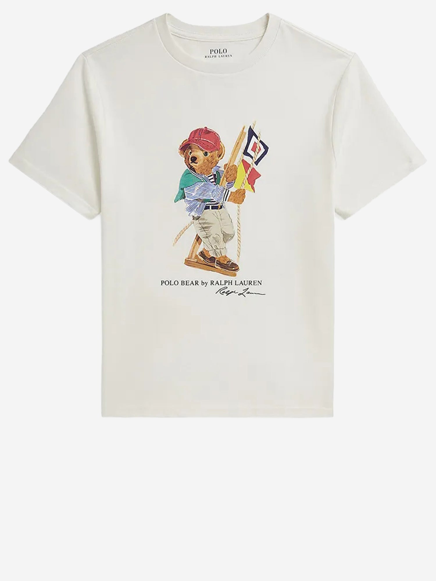 T-SHIRT IN COTONE CON POLO BEAR 322B27298 002 POLO RALPH LAUREN KIDS 