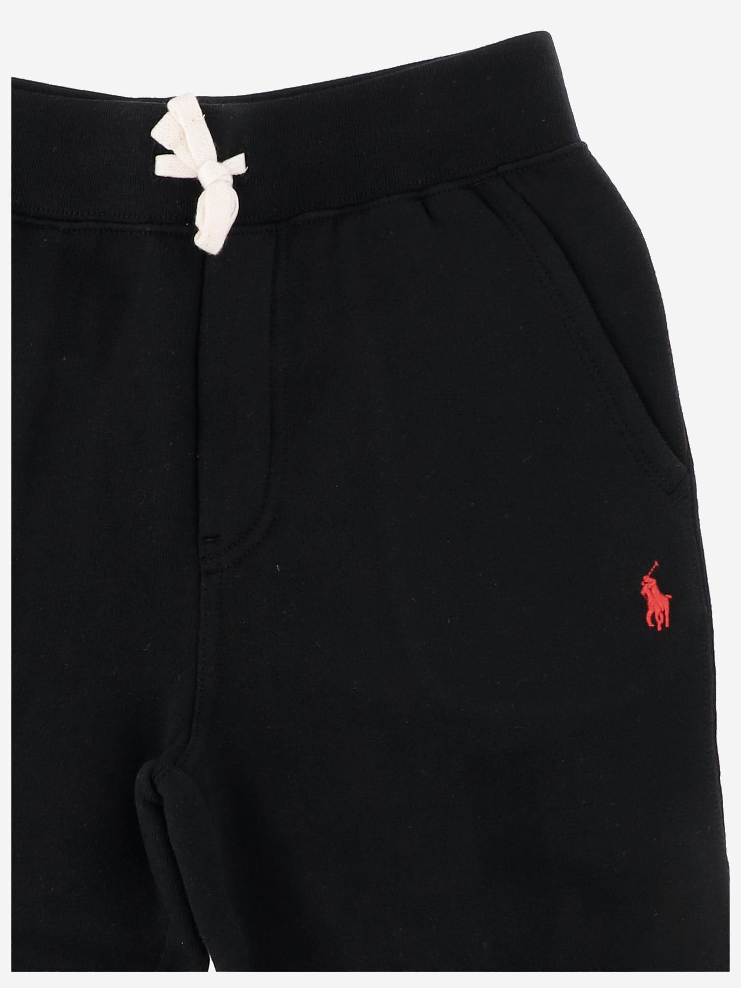 PANTALONI IN COTONE CON LOGO 323720897 002 POLO RALPH LAUREN KIDS 