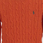 MAGLIA A TRECCE IN LANA E CASHMERE 323877728 500 POLO RALPH LAUREN KIDS 
