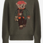 MAGLIONE IN COTONE CON POLO BEAR 323B26124 001 POLO RALPH LAUREN KIDS 