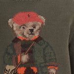 MAGLIONE IN COTONE CON POLO BEAR 323B26124 001 POLO RALPH LAUREN KIDS 