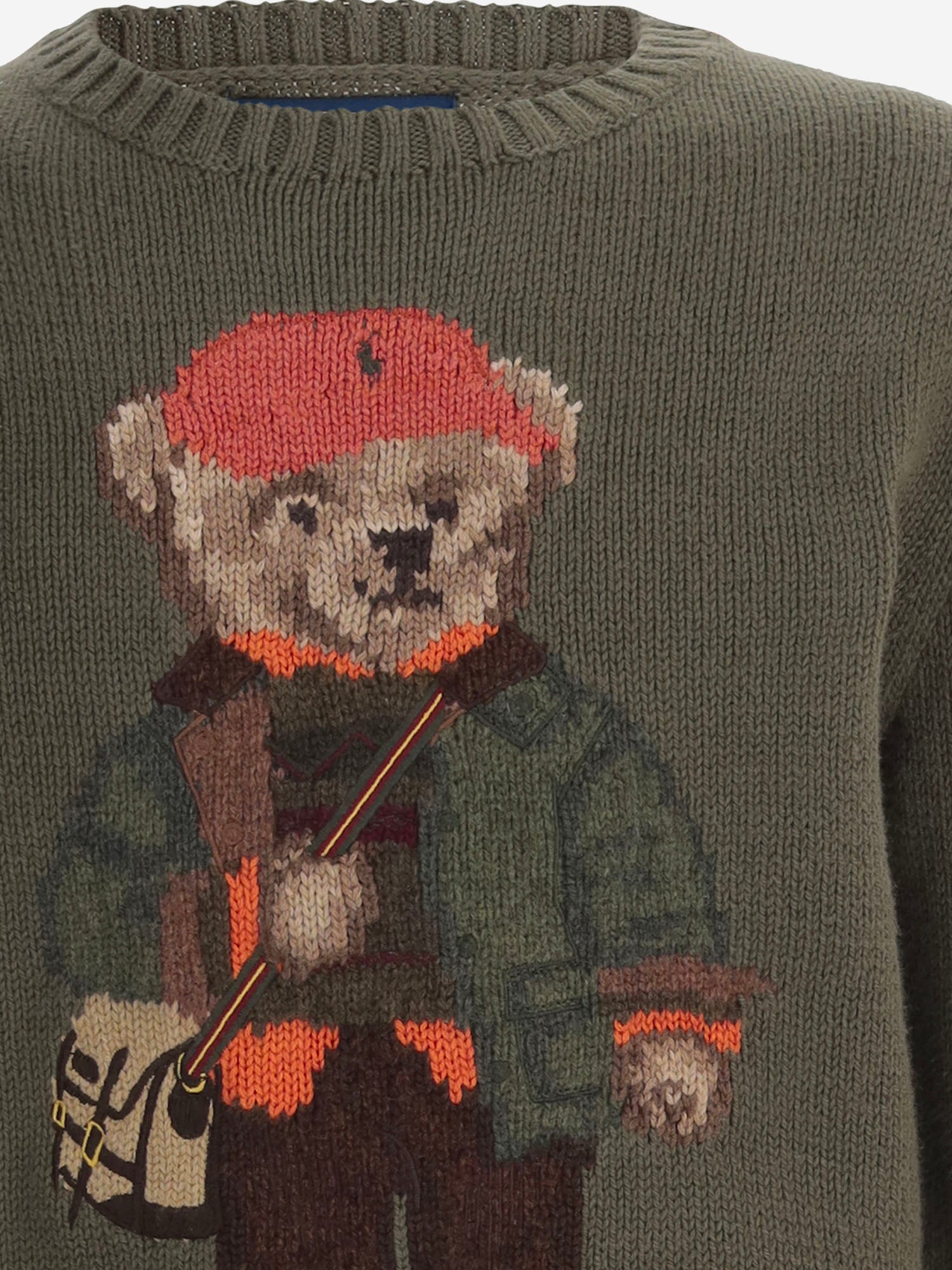 MAGLIONE IN COTONE CON POLO BEAR 323B26124 001 POLO RALPH LAUREN KIDS 