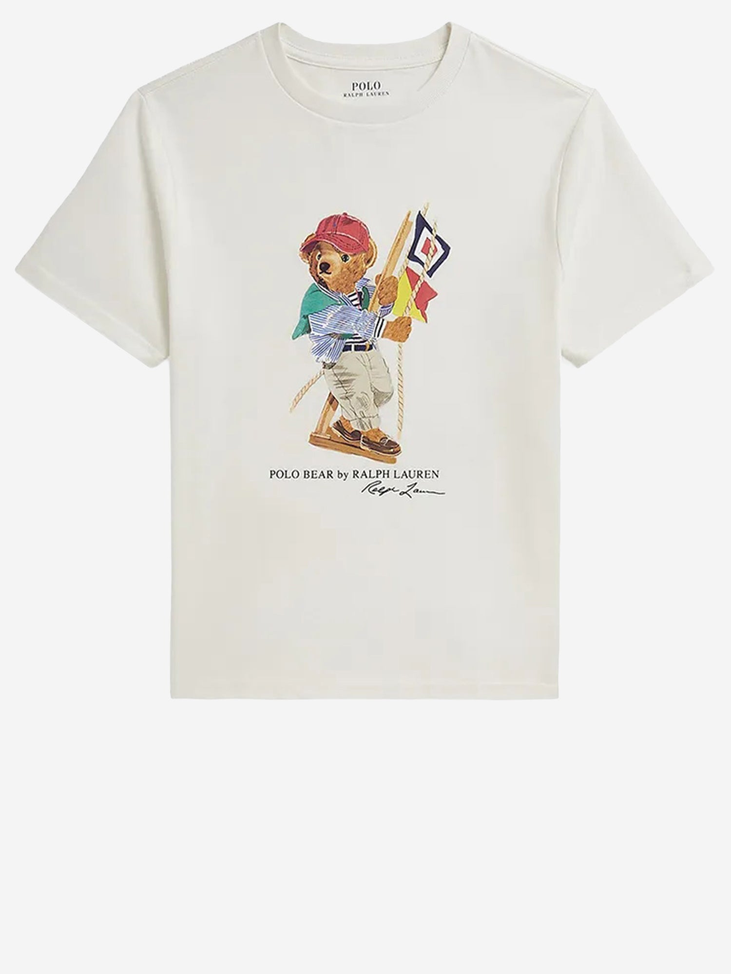 T-SHIRT IN COTONE CON POLO BEAR 323B27298 002 POLO RALPH LAUREN KIDS 