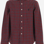 CAMICIA IN COTONE CON MOTIVO A QUADRI 323B28199 001 POLO RALPH LAUREN KIDS 