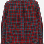CAMICIA IN COTONE CON MOTIVO A QUADRI 323B28199 001 POLO RALPH LAUREN KIDS 