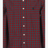 CAMICIA IN COTONE CON MOTIVO A QUADRI 323B28199 001 POLO RALPH LAUREN KIDS 