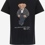T-SHIRT IN COTONE CON STAMPA POLO BEAR 323B29156 001 POLO RALPH LAUREN KIDS 