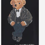 T-SHIRT IN COTONE CON STAMPA POLO BEAR 323B29156 001 POLO RALPH LAUREN KIDS 