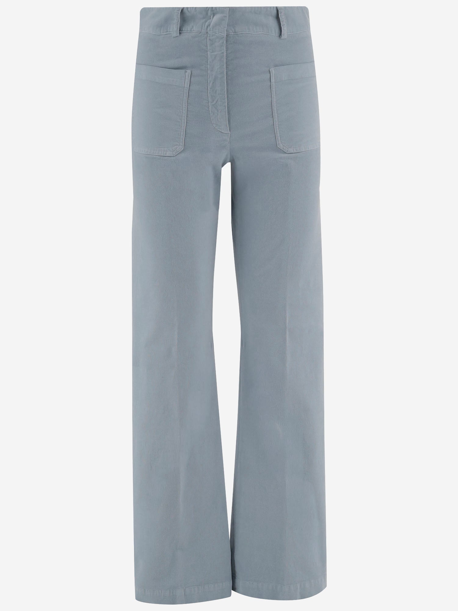 PANTALONI IN VELLUTO DI COTONE STRETCH NINA 29 QL2 