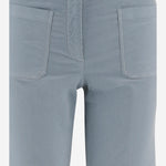PANTALONI IN VELLUTO DI COTONE STRETCH NINA 29 QL2 