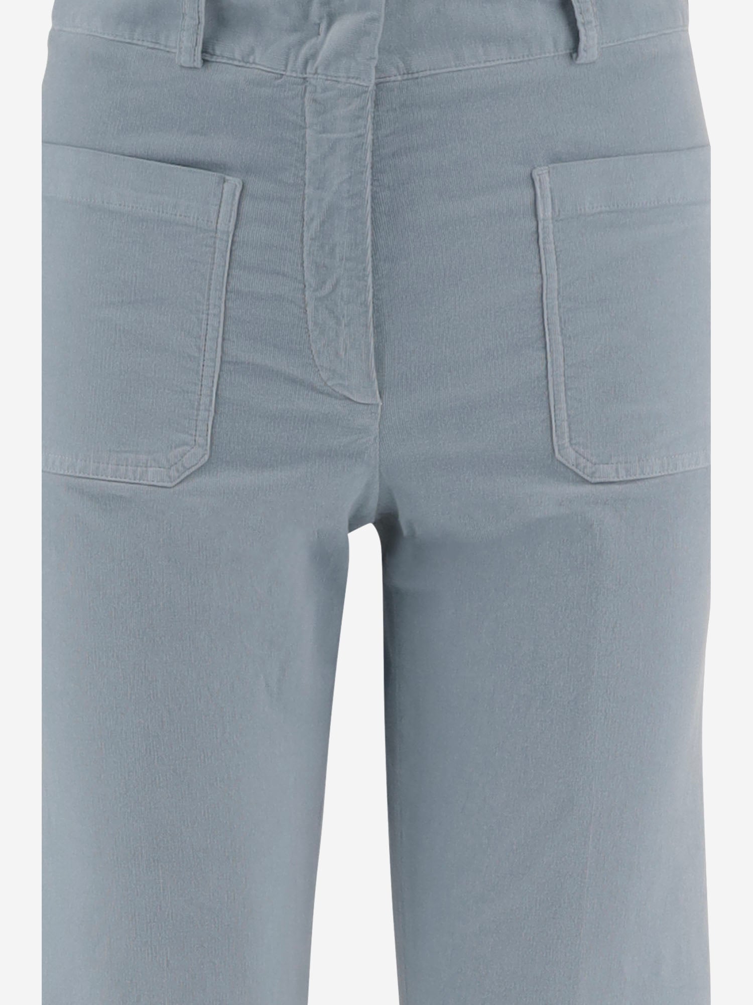 PANTALONI IN VELLUTO DI COTONE STRETCH NINA 29 QL2 