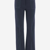 PANTALONI IN VELLUTO DI COTONE STRETCH NINA 67 QL2 