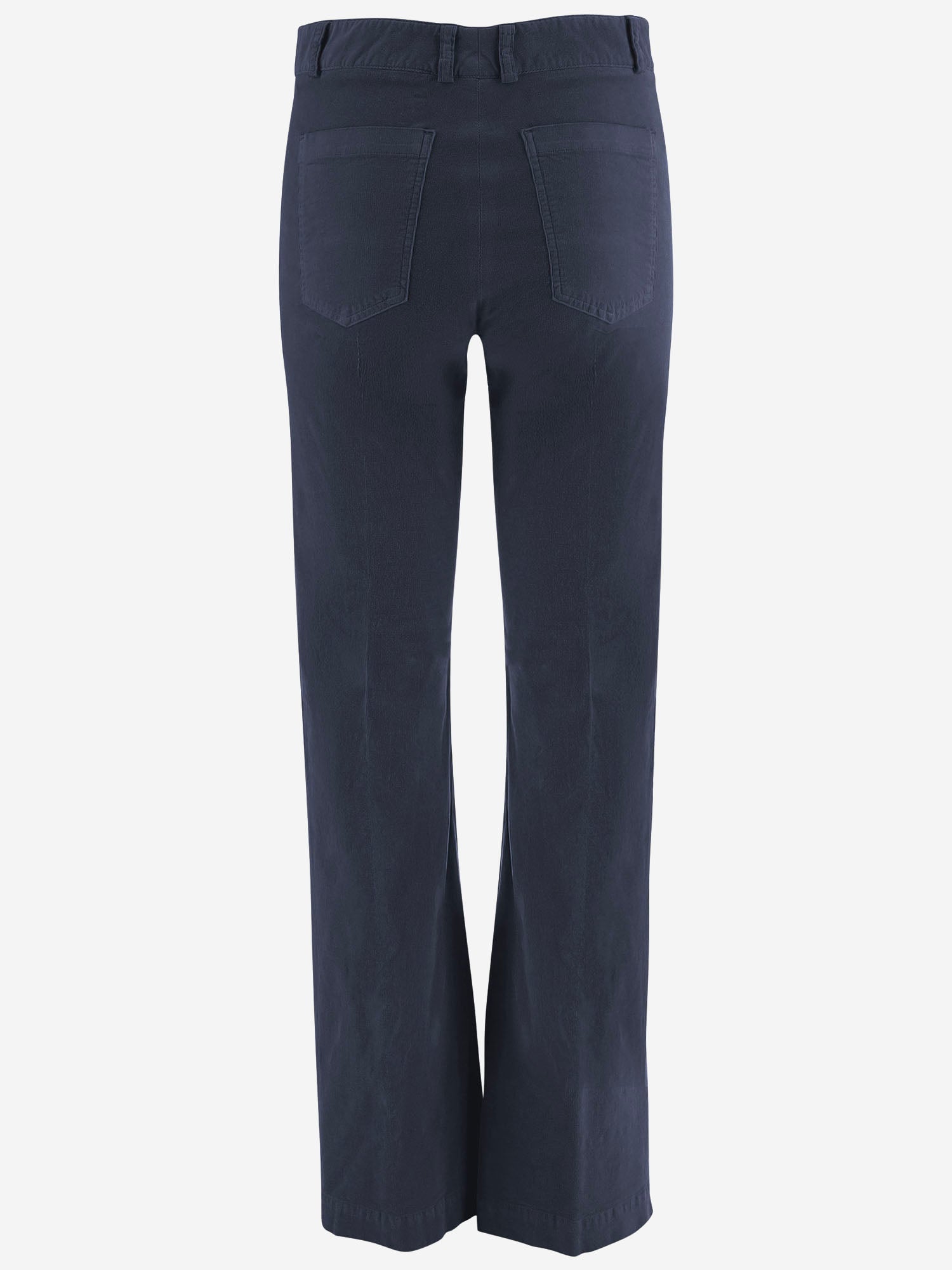 PANTALONI IN VELLUTO DI COTONE STRETCH NINA 67 QL2 