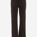 PANTALONI IN VELLUTO DI COTONE STRETCH NINA 73 QL2 