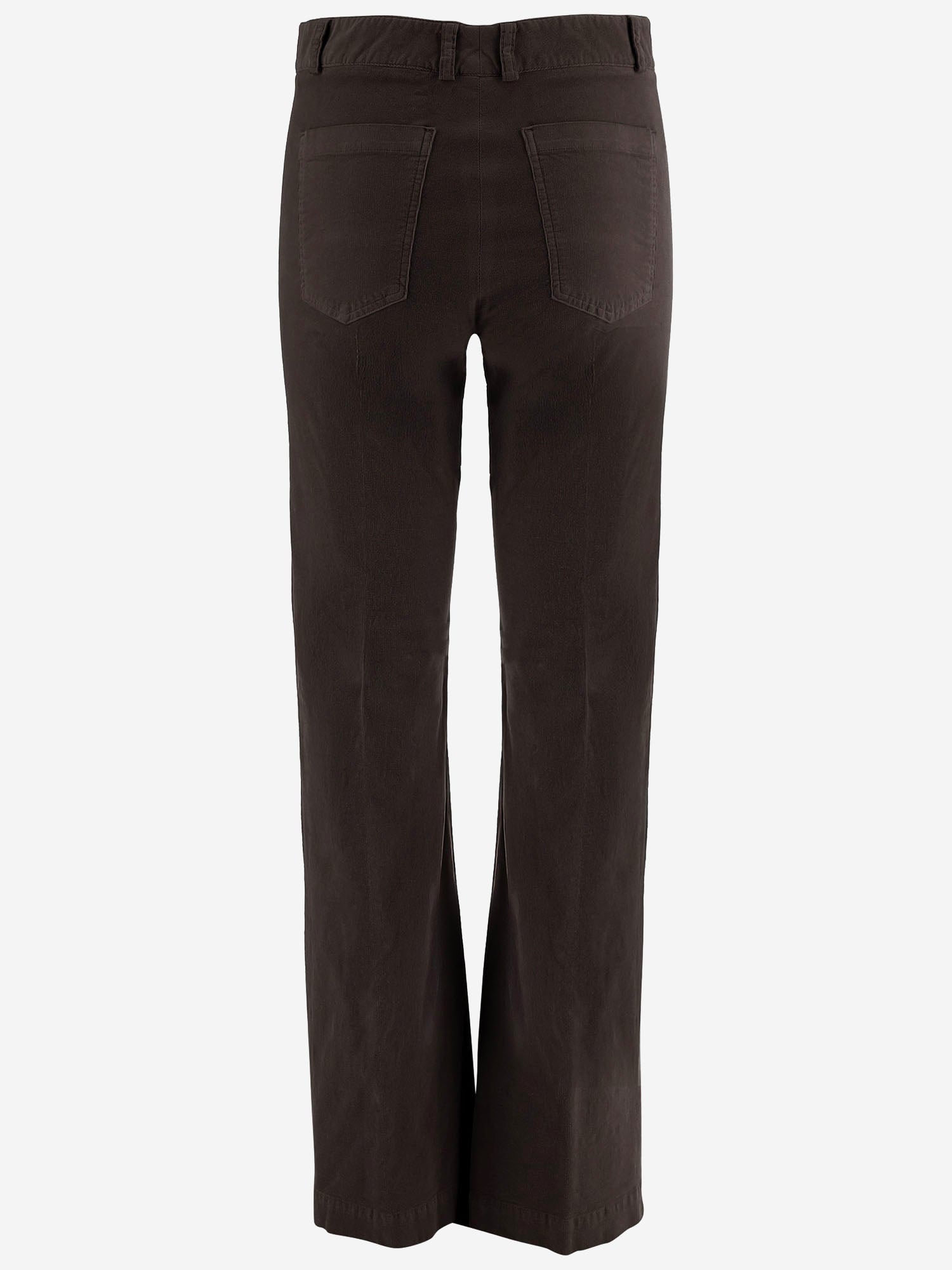 PANTALONI IN VELLUTO DI COTONE STRETCH NINA 73 QL2 