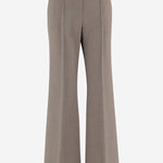 PANTALONI IN MISTO LANA A GAMBA AMPIA OTTAVIA 185 QL2 