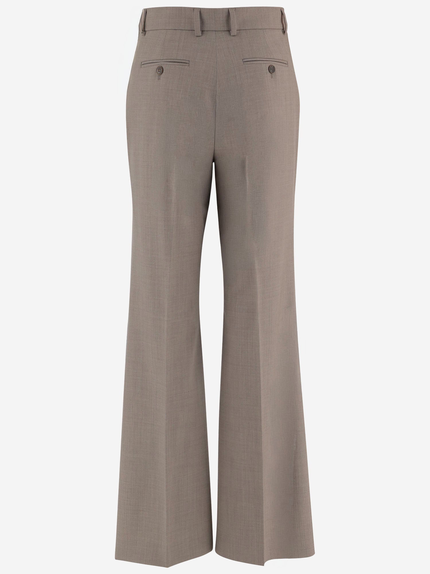 PANTALONI IN MISTO LANA A GAMBA AMPIA OTTAVIA 185 QL2 